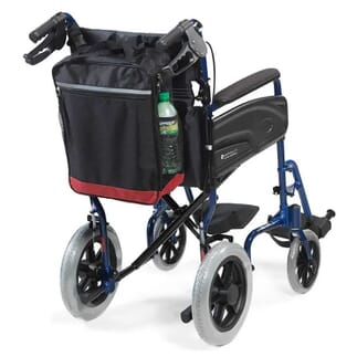 Sac pour scooter et fauteuil roulant Noir/bordeaux