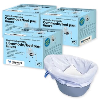 Sacs hygiéniques pour chaise percée Pack de 60