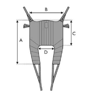 Sangle pour patients amputÃ©s - Invacare Taille M