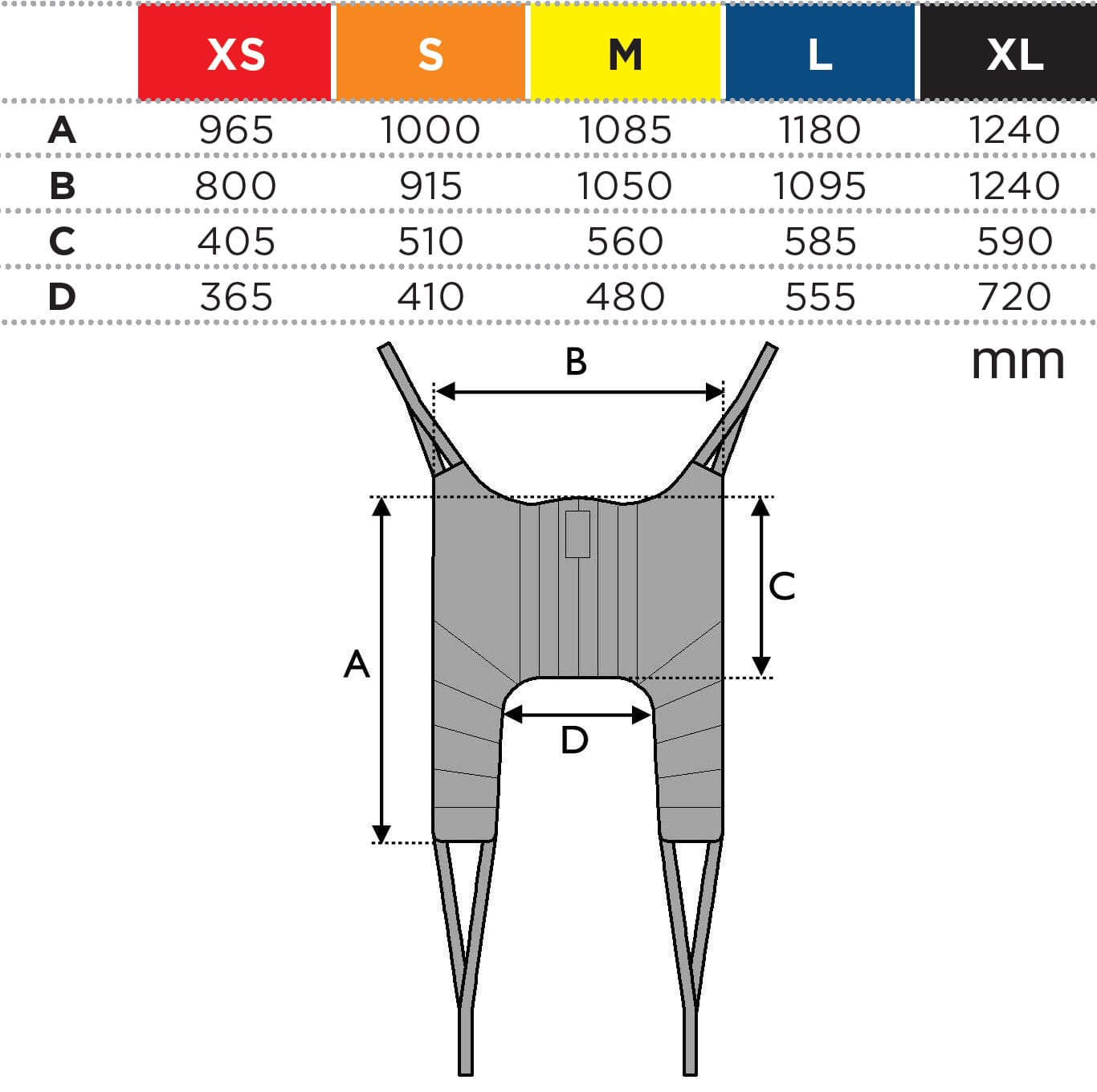 Sangle universelle standard Spacer - Invacare