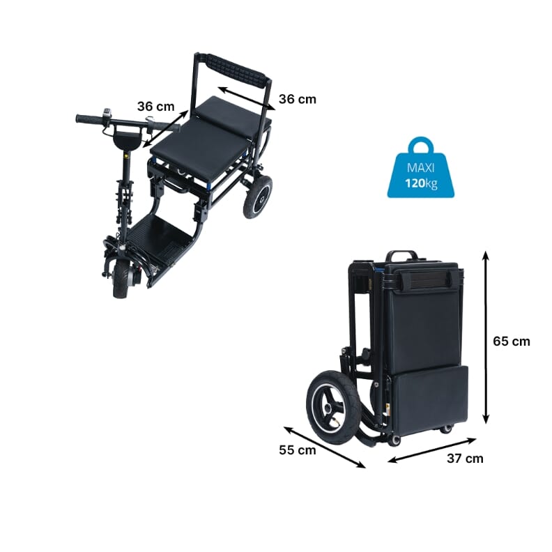 Scooter pliant E-FOLDI Lite