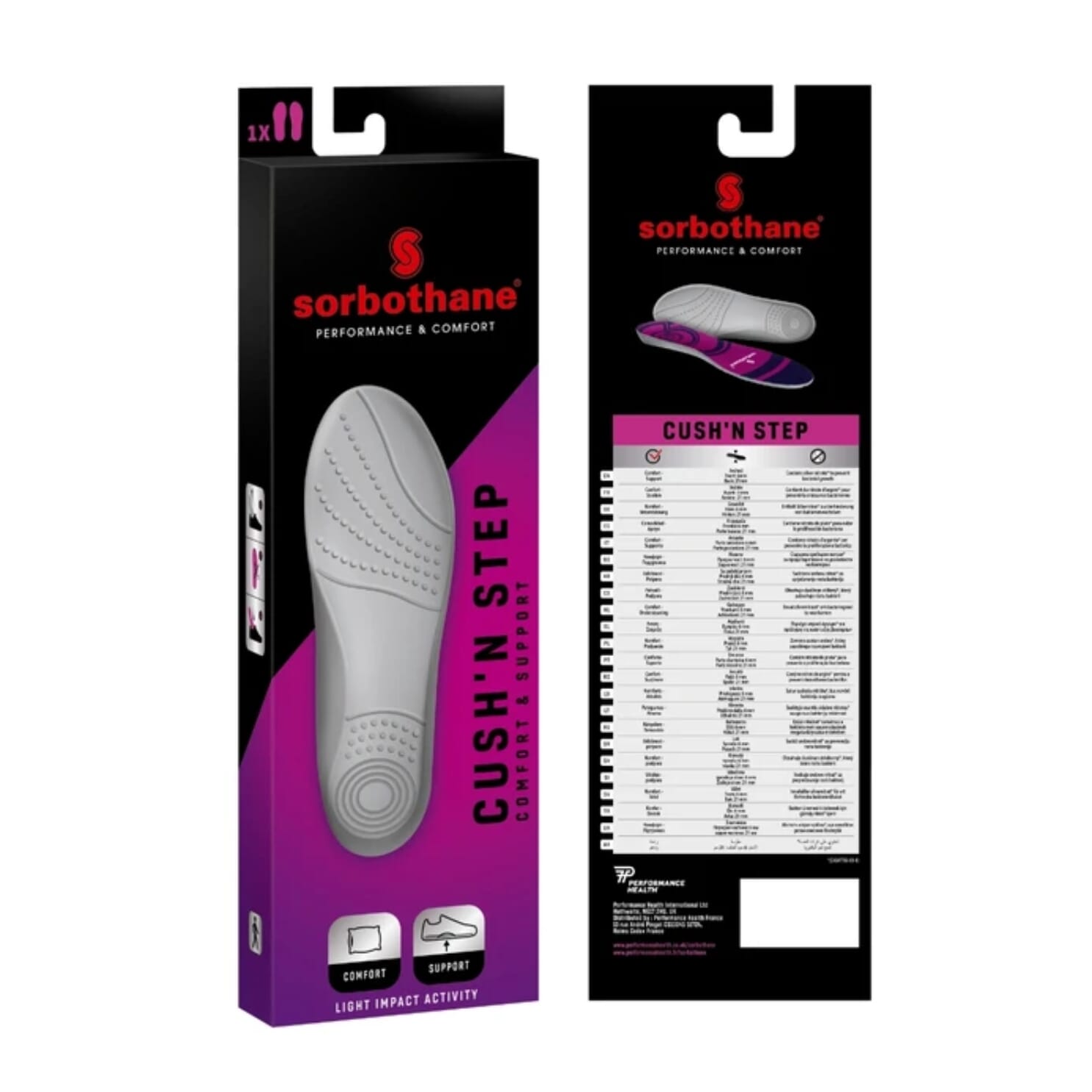 Semelle Cush N Step Sorbothane