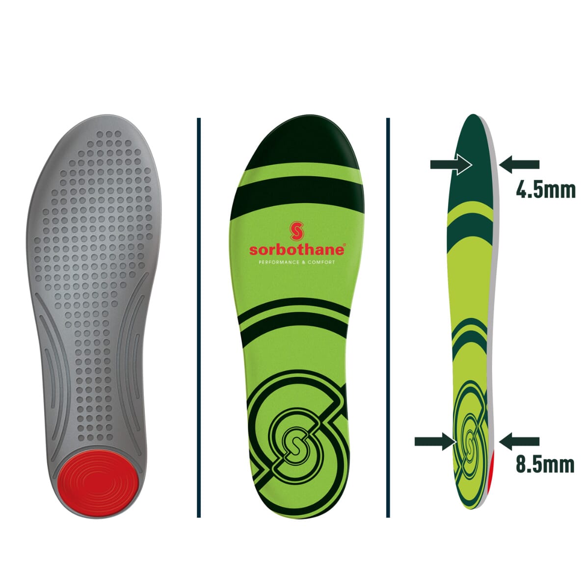 Semelle Single Strike Sorbothane®