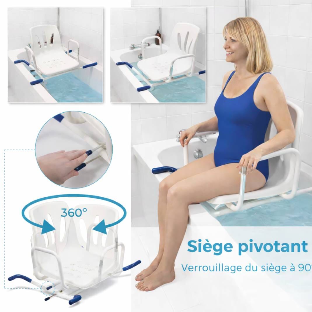 Siège de bain pivotant Winchester