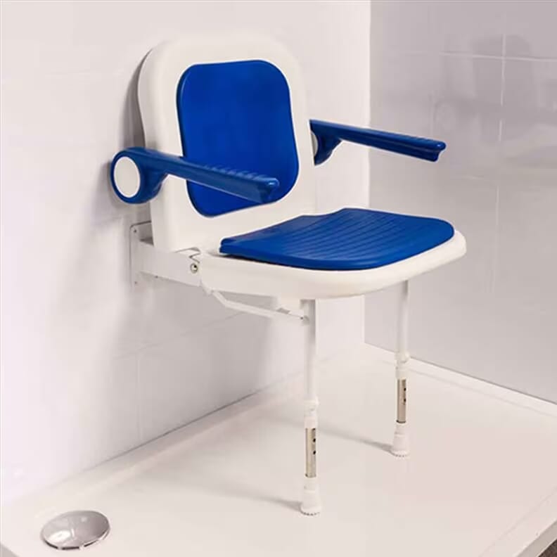 Siège de douche fixation murale