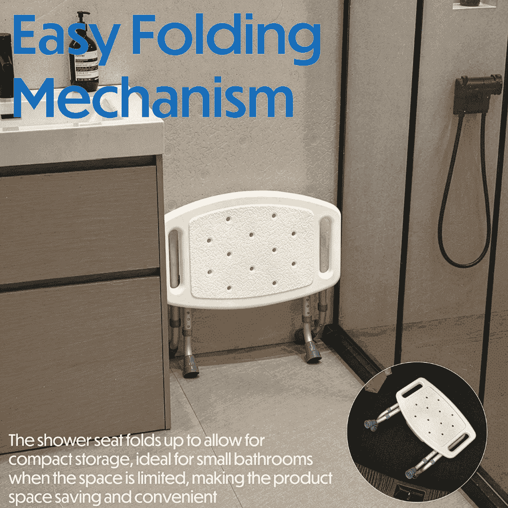 Siège de douche pliant