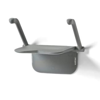 Siège de douche rabattable ETAC Relax Avec accoudoirs - Gris