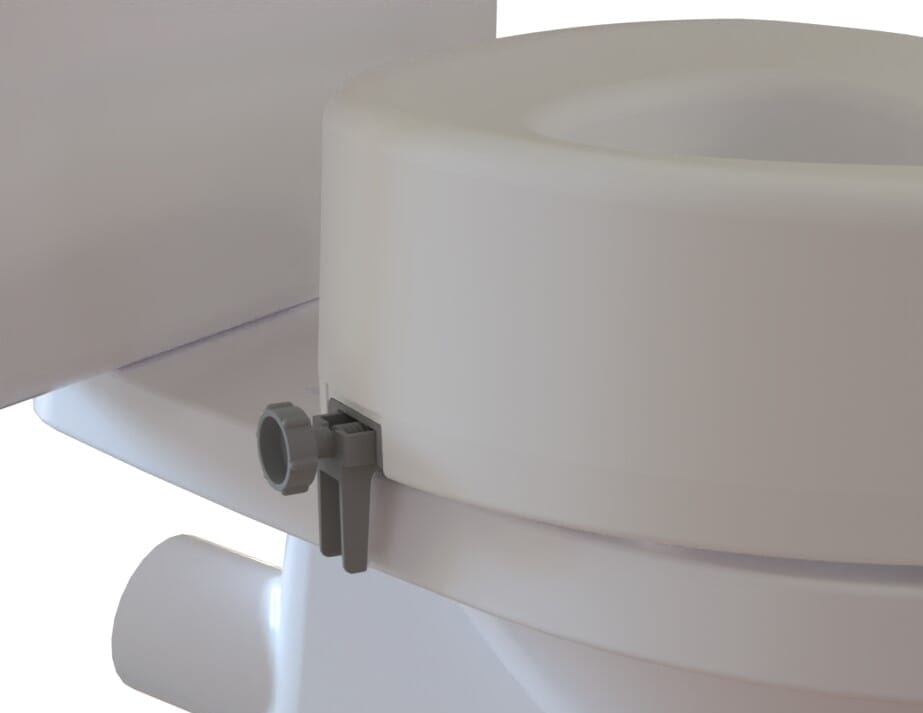 Siège de toilette surélevé incliné Ashby