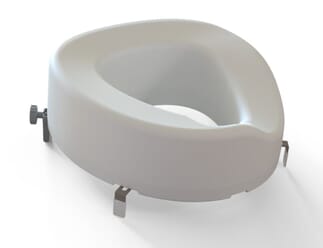 Siège de toilette surélevé incliné Ashby Côté gauche
