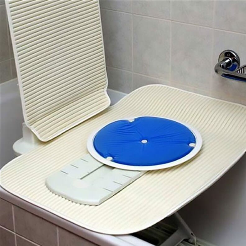 Siège pivotant et coulissant pour élévateur de bain Aquajoy Premier Plus