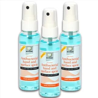 Spray antibactérien pour les mains et les surfaces - Reynard Lot de 3