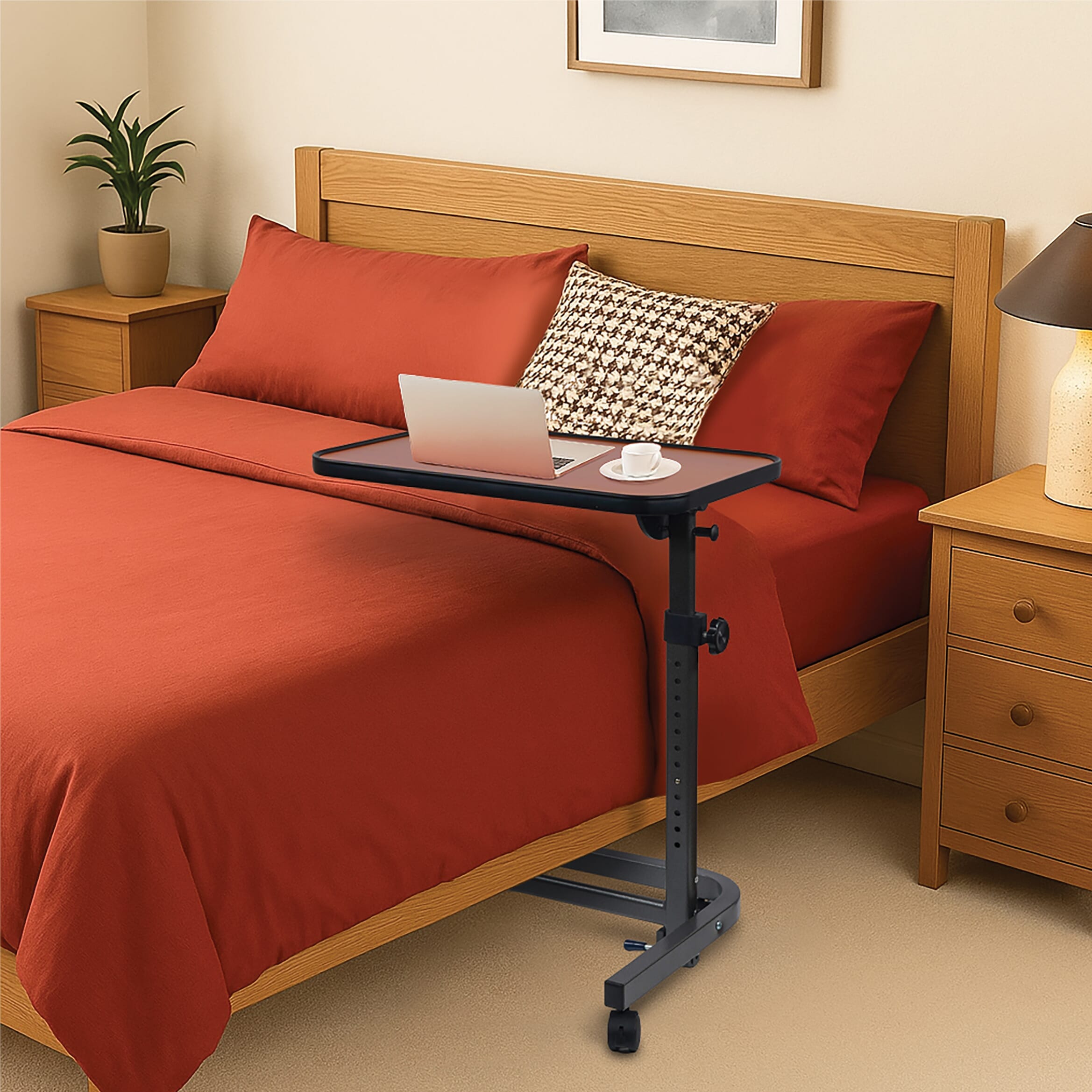 Table de fauteuil à roulettes Deluxe