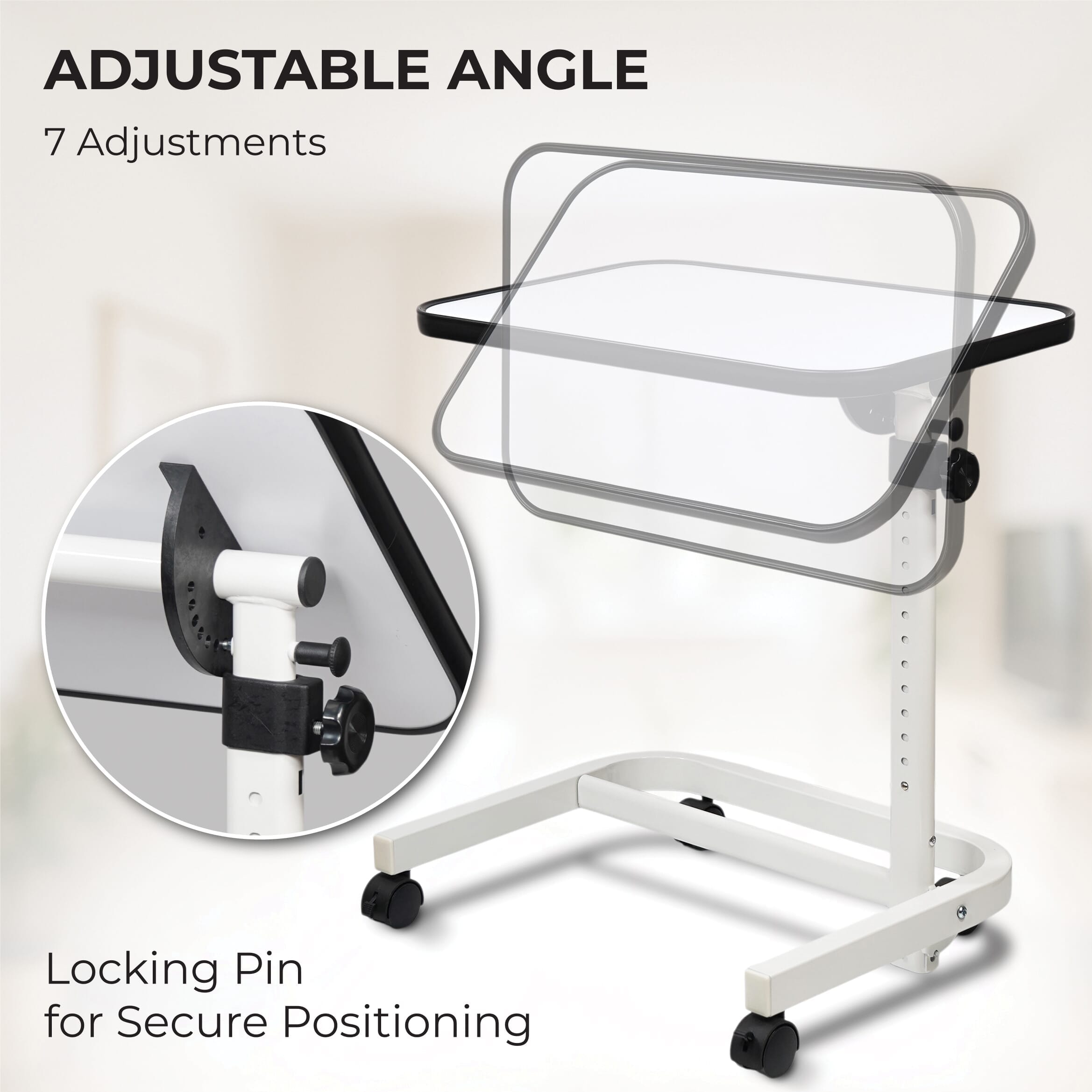 Table de fauteuil à roulettes Deluxe