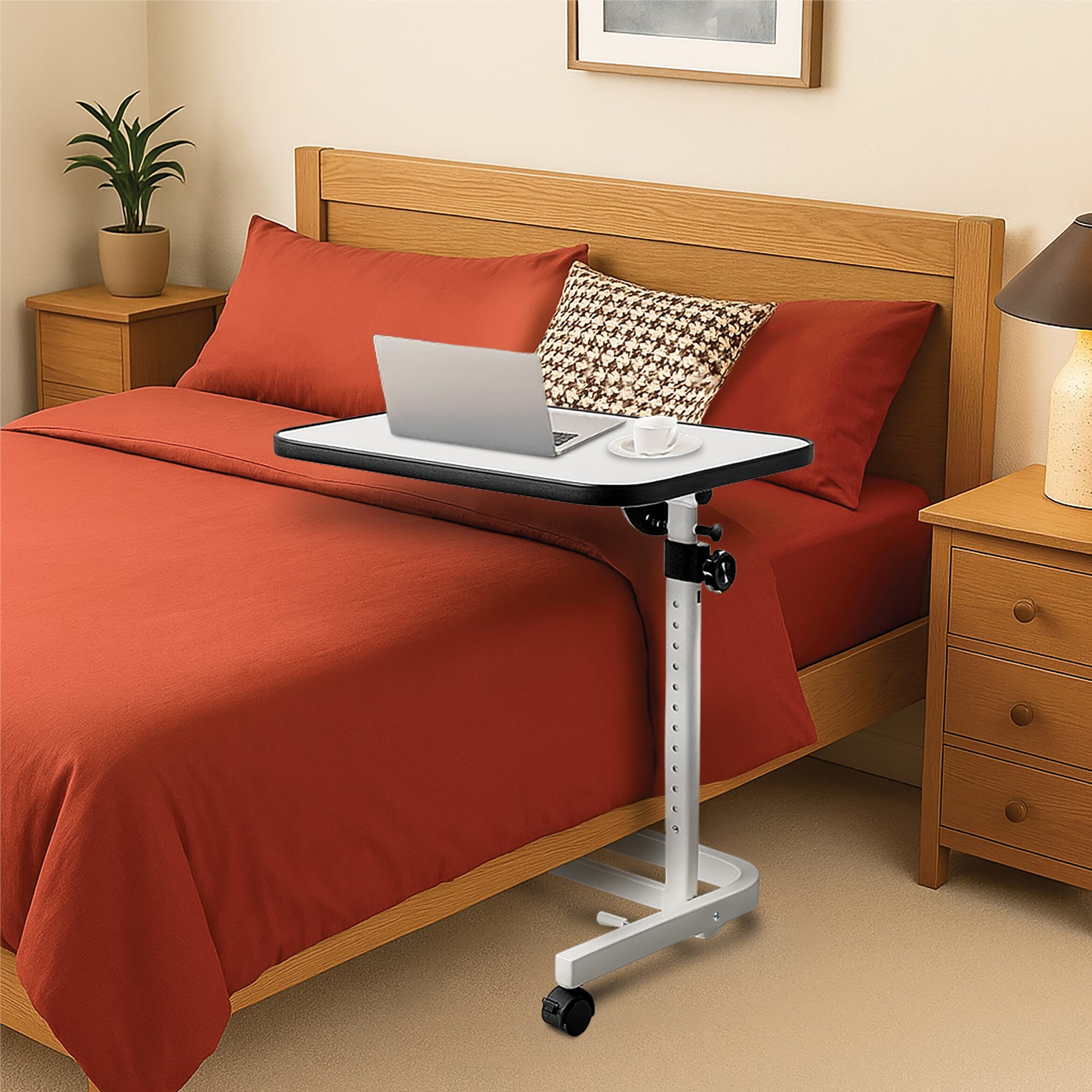 Table de fauteuil à roulettes Deluxe