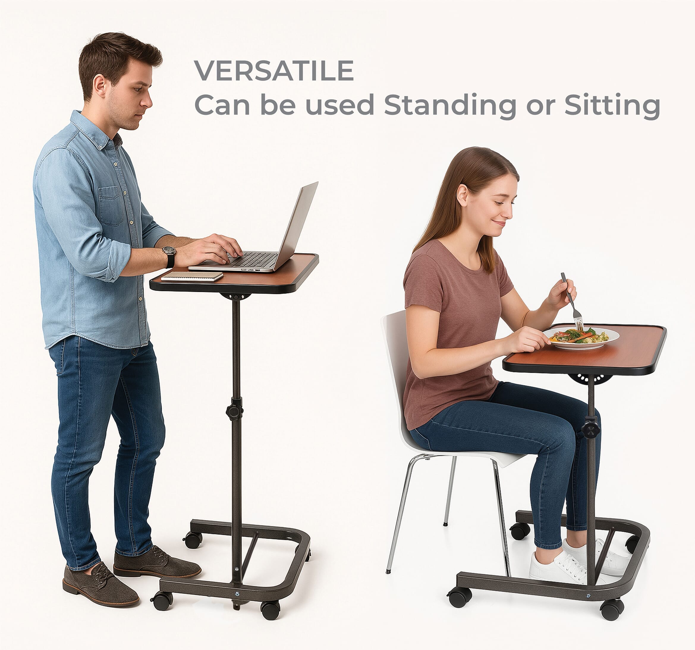 Table de fauteuil à roulettes Deluxe