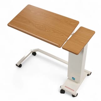 Table de Fauteuil Roulant Easi-Riser avec plateau inclinable Base blanche