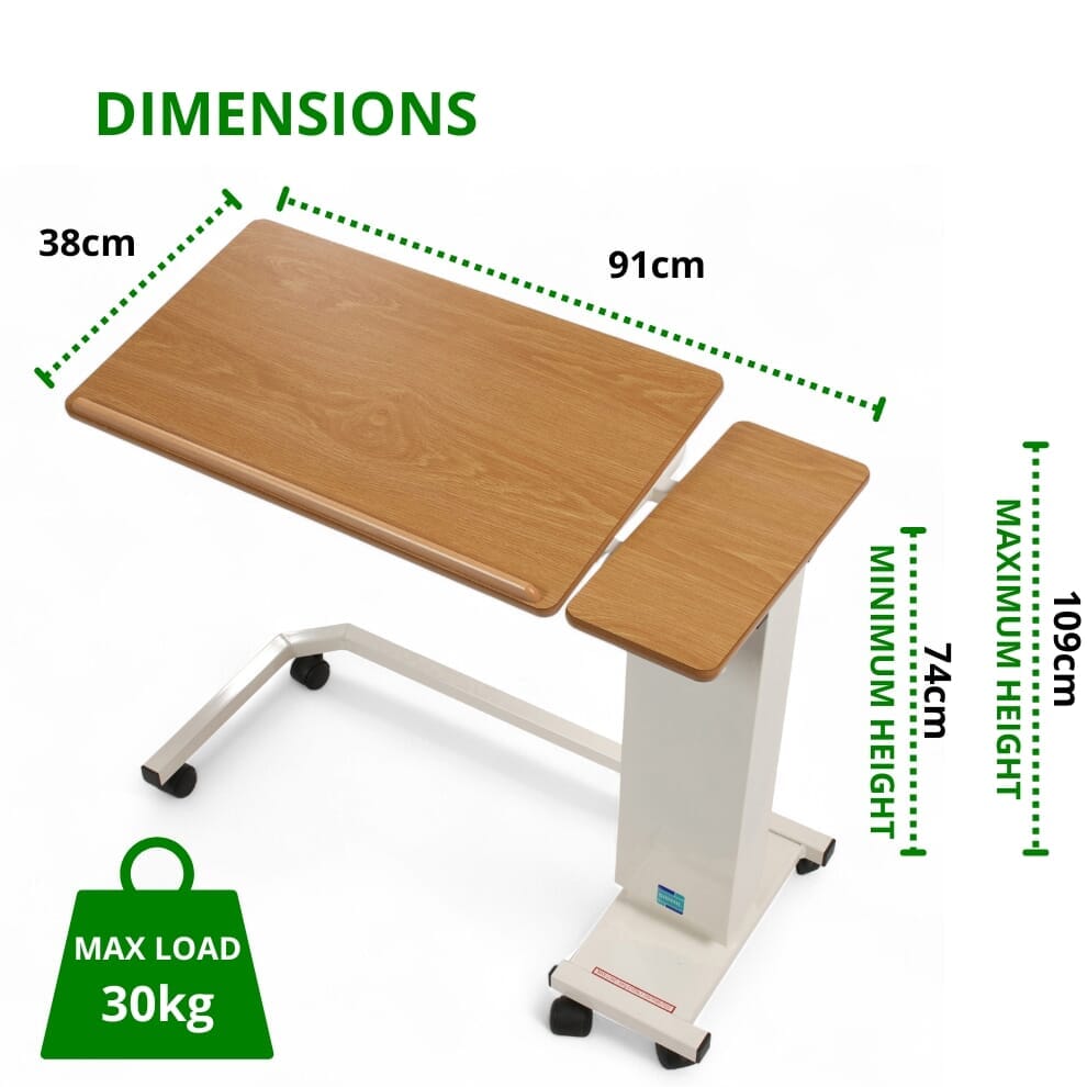 Table de Fauteuil Roulant Easi-Riser avec plateau inclinable