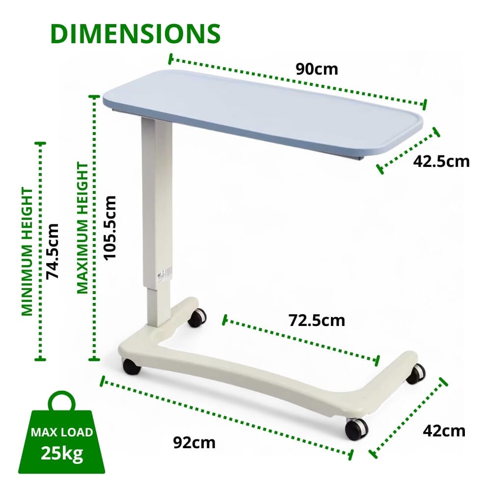 Table de lit renforcée