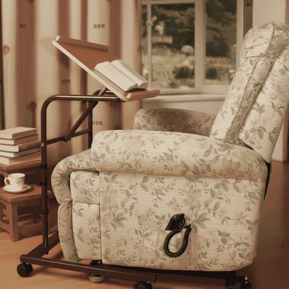 Table inclinable pour fauteuil