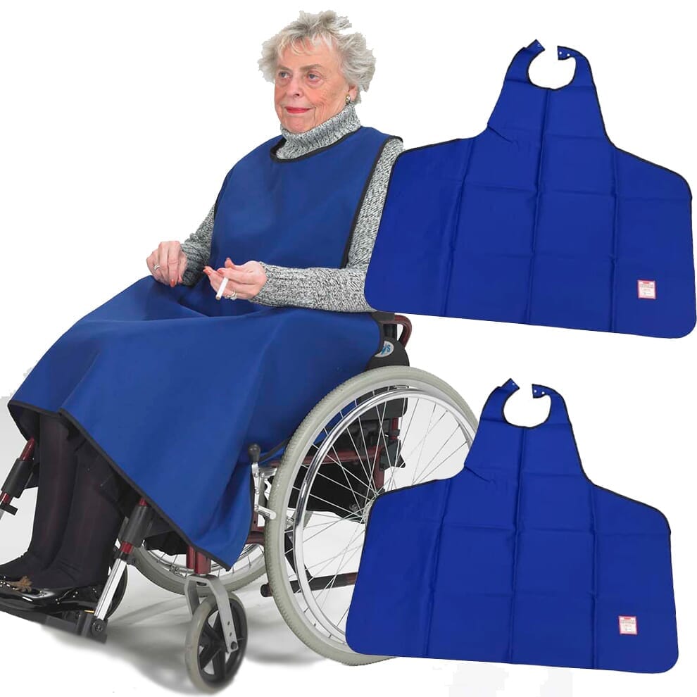 Tablier ignifugé pour fumeurs