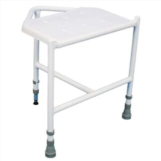 Tabouret d'angle pour la douche