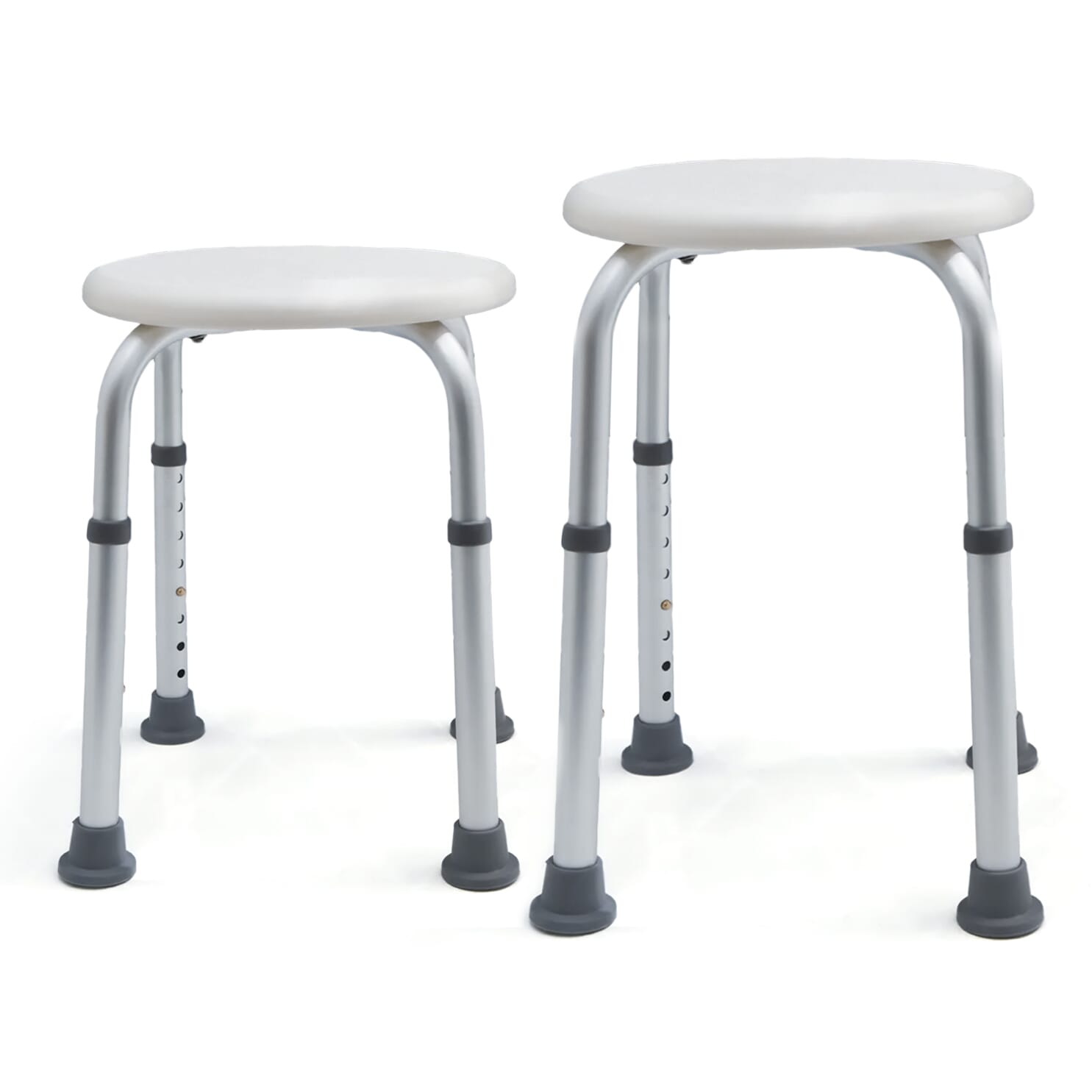 Tabouret de douche en aluminium réglable