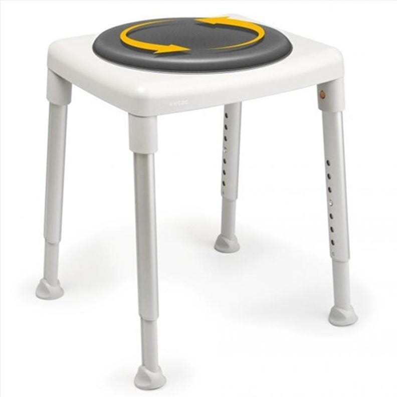 Tabouret de douche Etac Smart - Gris avec coussin