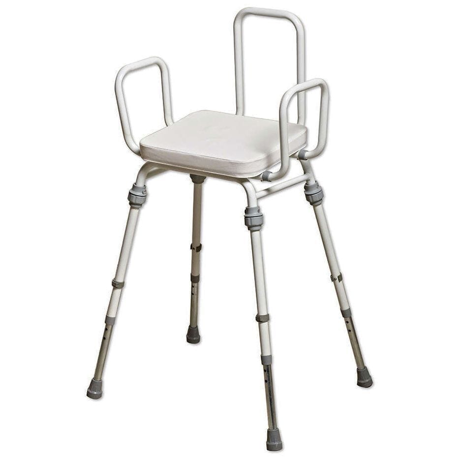 Tabouret haut réglable compact