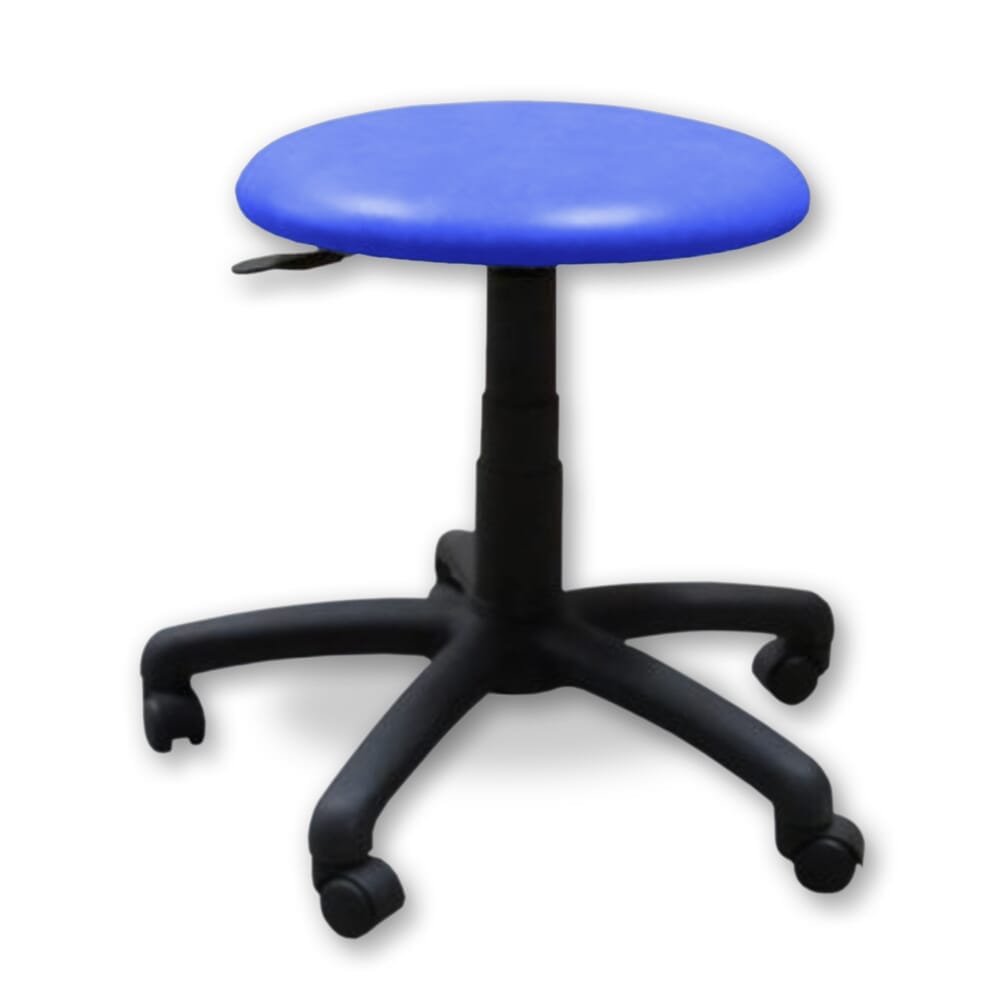 Tabouret médical réglable à roulettes
