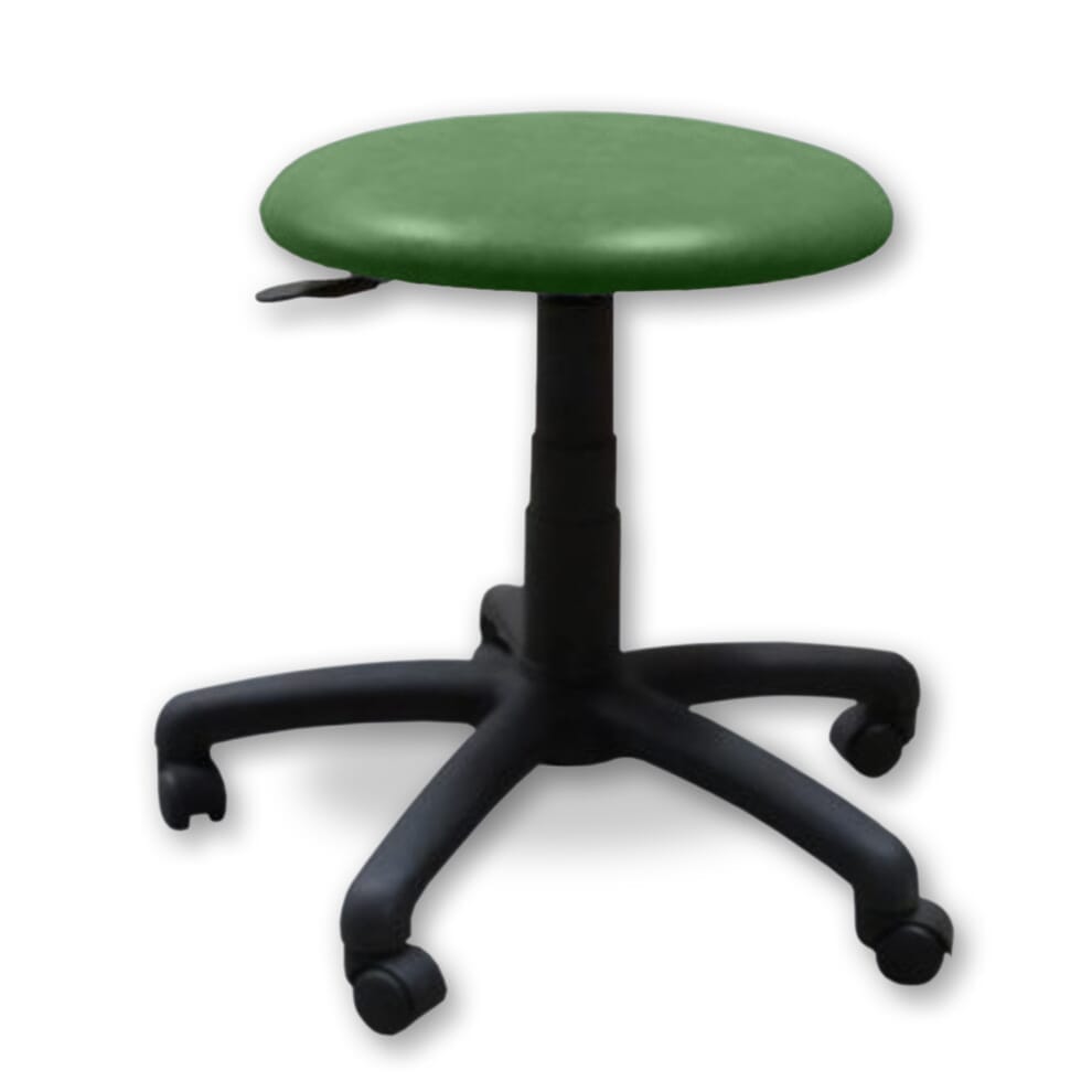 Tabouret médical réglable à roulettes