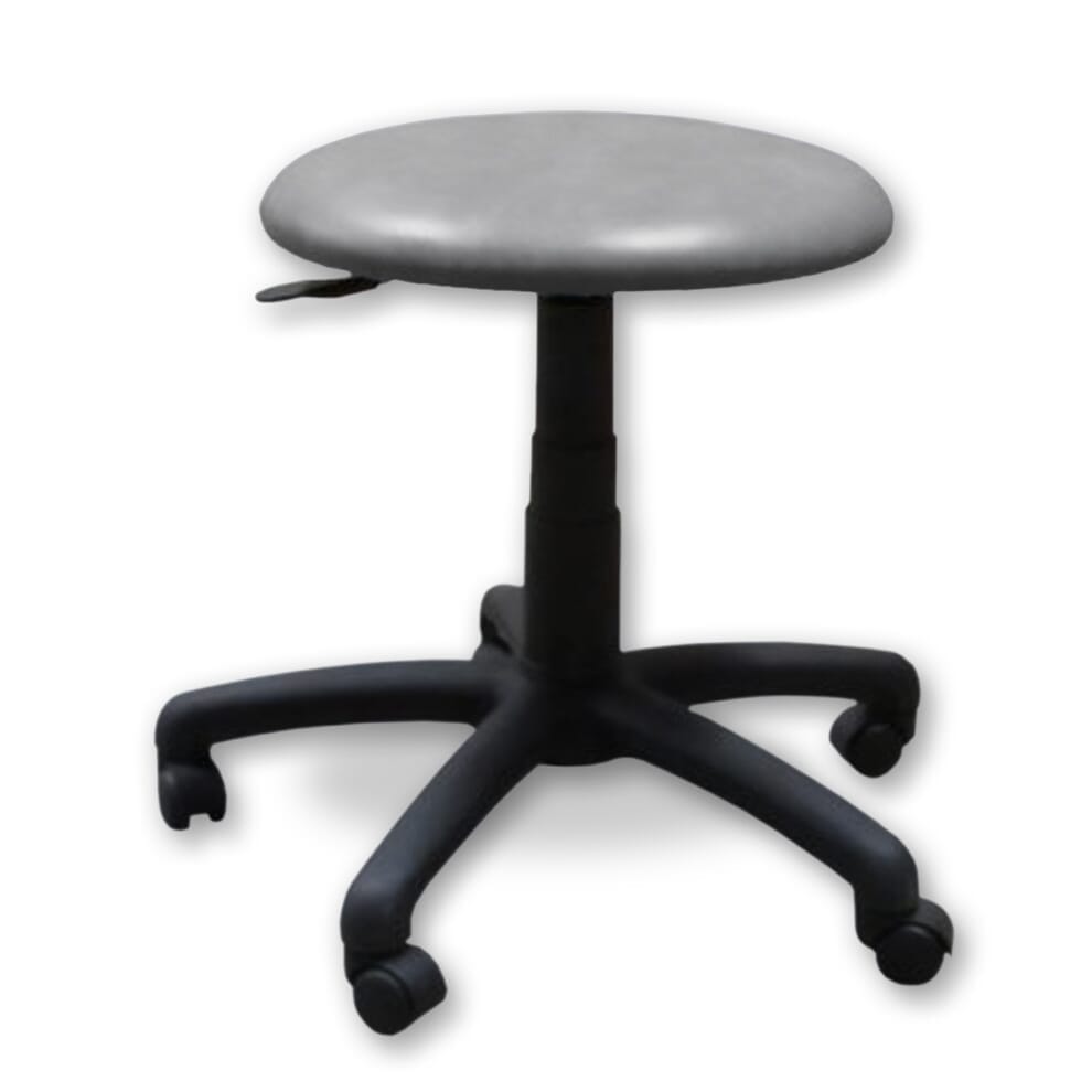 Tabouret médical réglable à roulettes