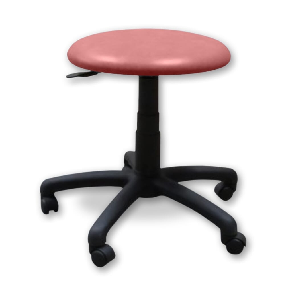 Tabouret médical réglable à roulettes