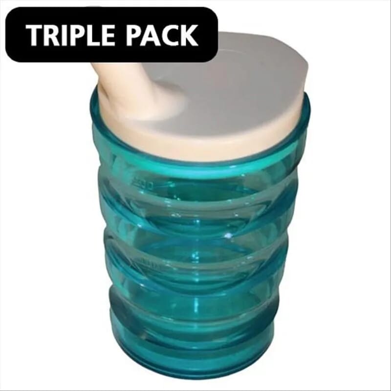 View Tasse dalimentation antirenversement Bleu Lot de 3 information