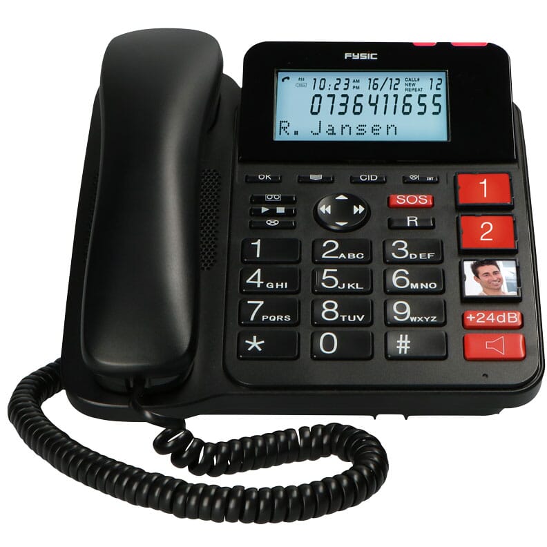 Téléphone avec assistance Fysic