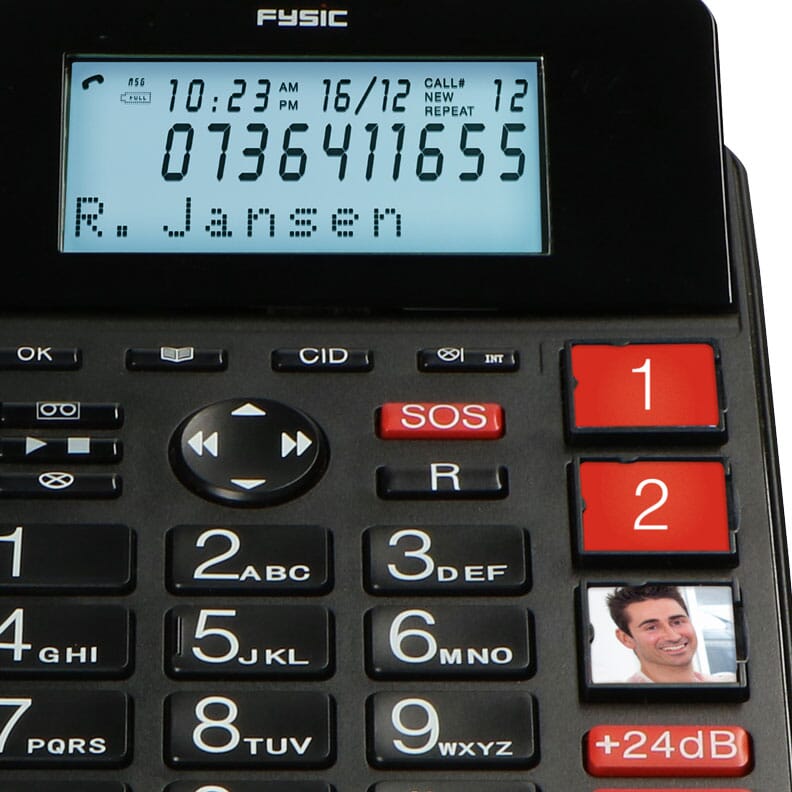 Téléphone avec assistance Fysic