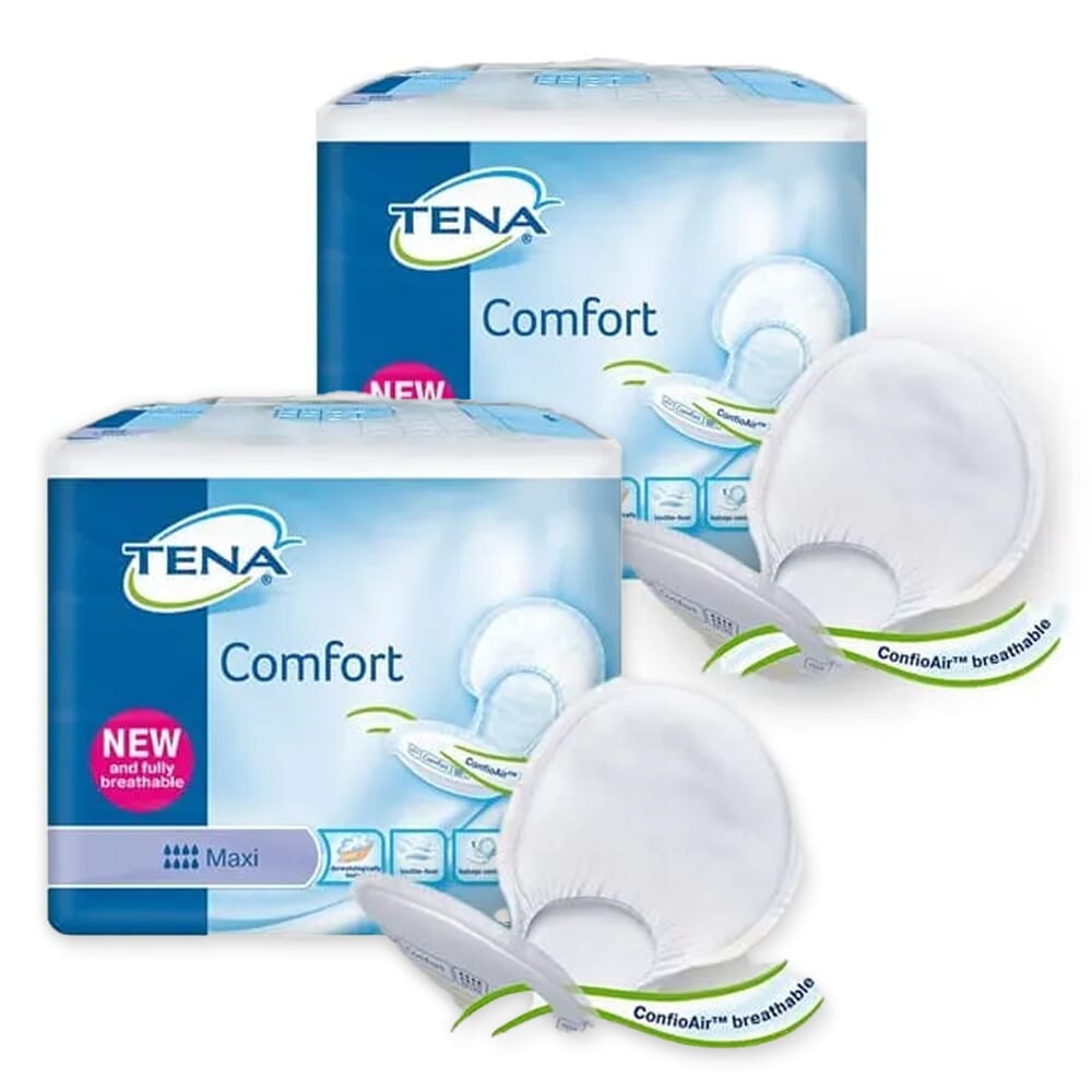 View TENA Comfort Maxi Lot de 2 paquets 56 unités information