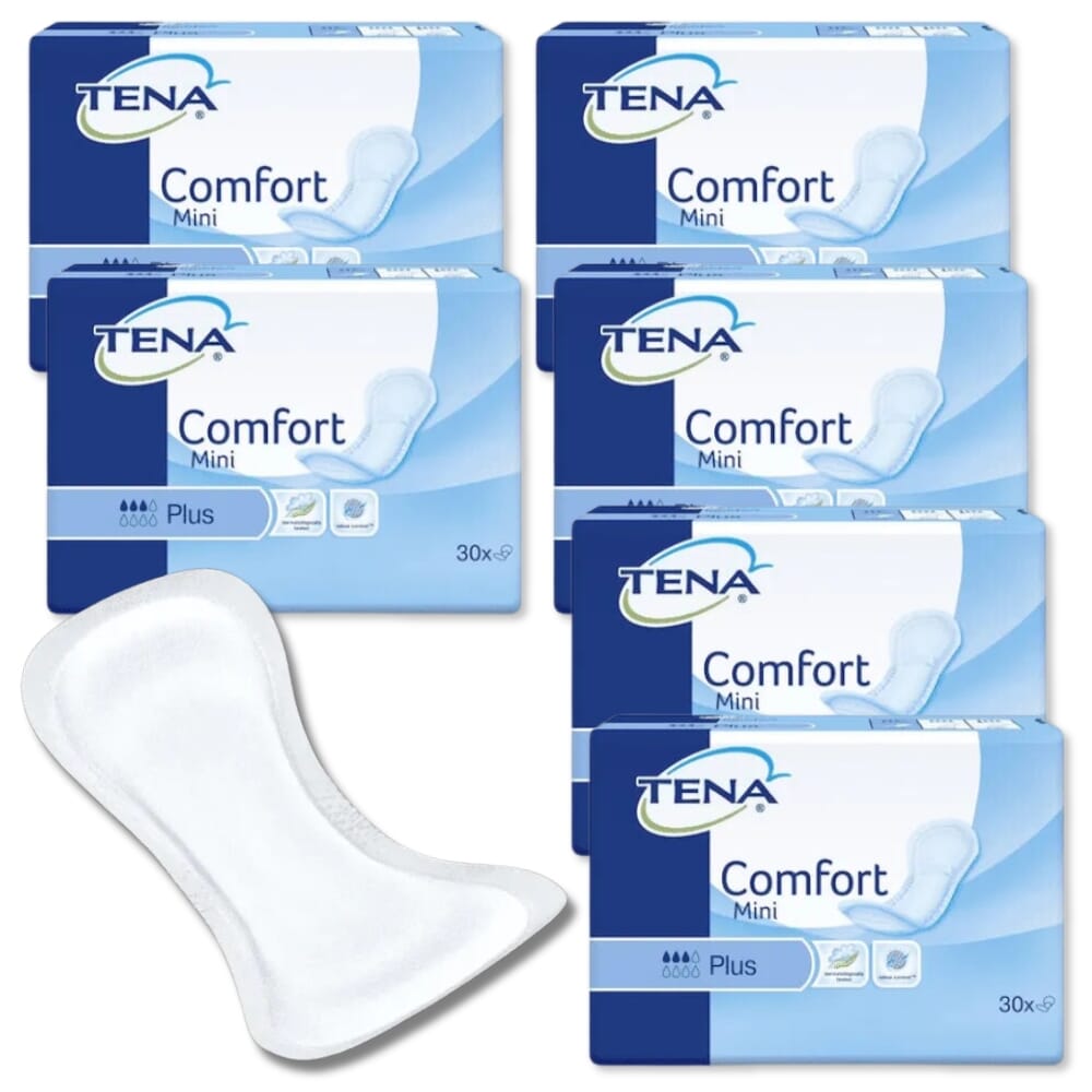 View TENA Comfort Mini Plus Lot de 6 paquets 180 unités information