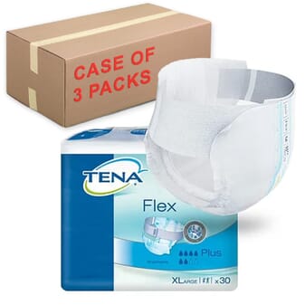 TENA Flex Plus - Change complet - XL - lot de 3 paquets - 90 unités