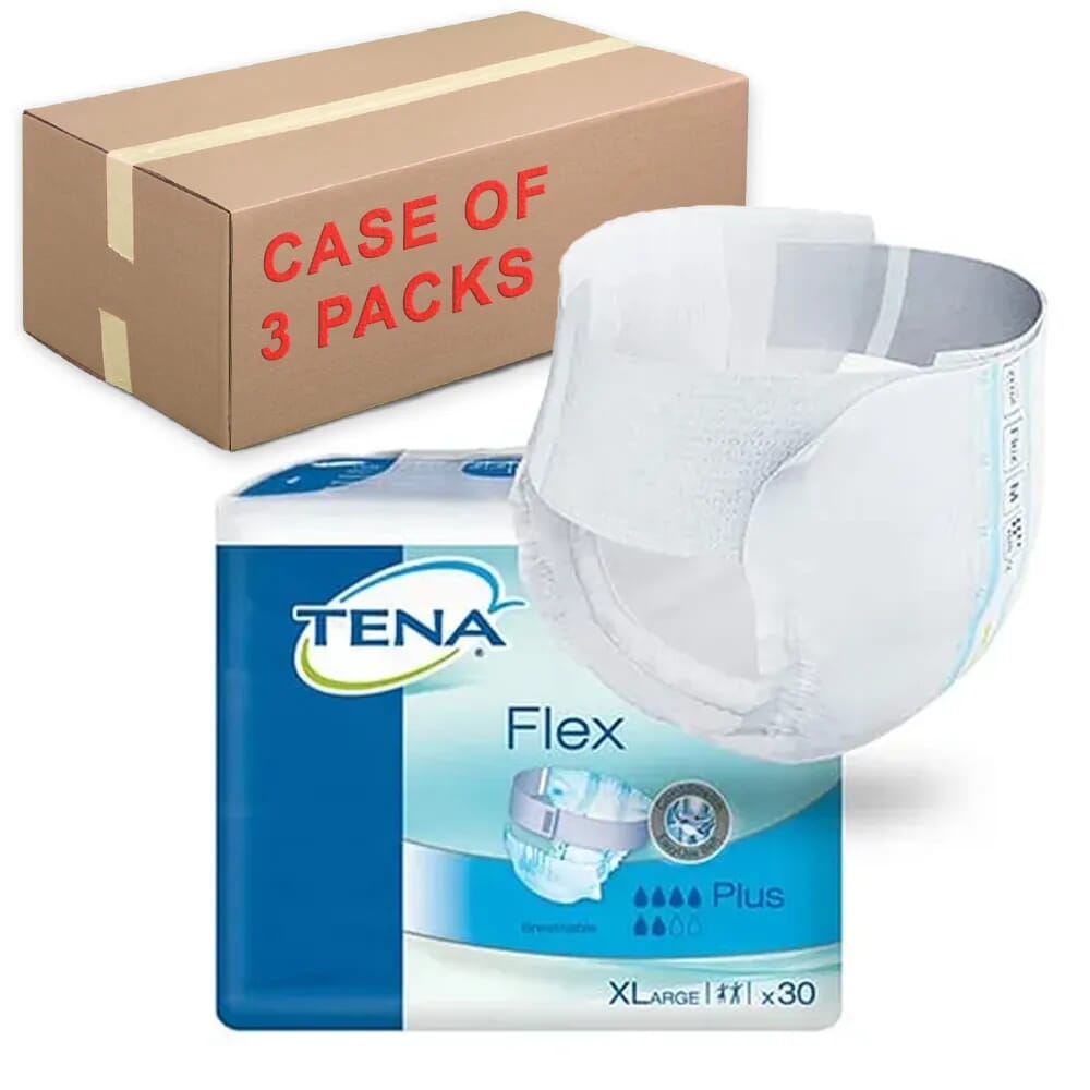 View TENA Flex Plus Change complet Taille XL Lot de 3 paquets information