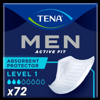 TENA Men 1 - Lot de 6 paquets - 72 unités