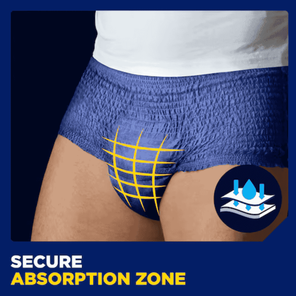 TENA Men Active Fit Pants Plus