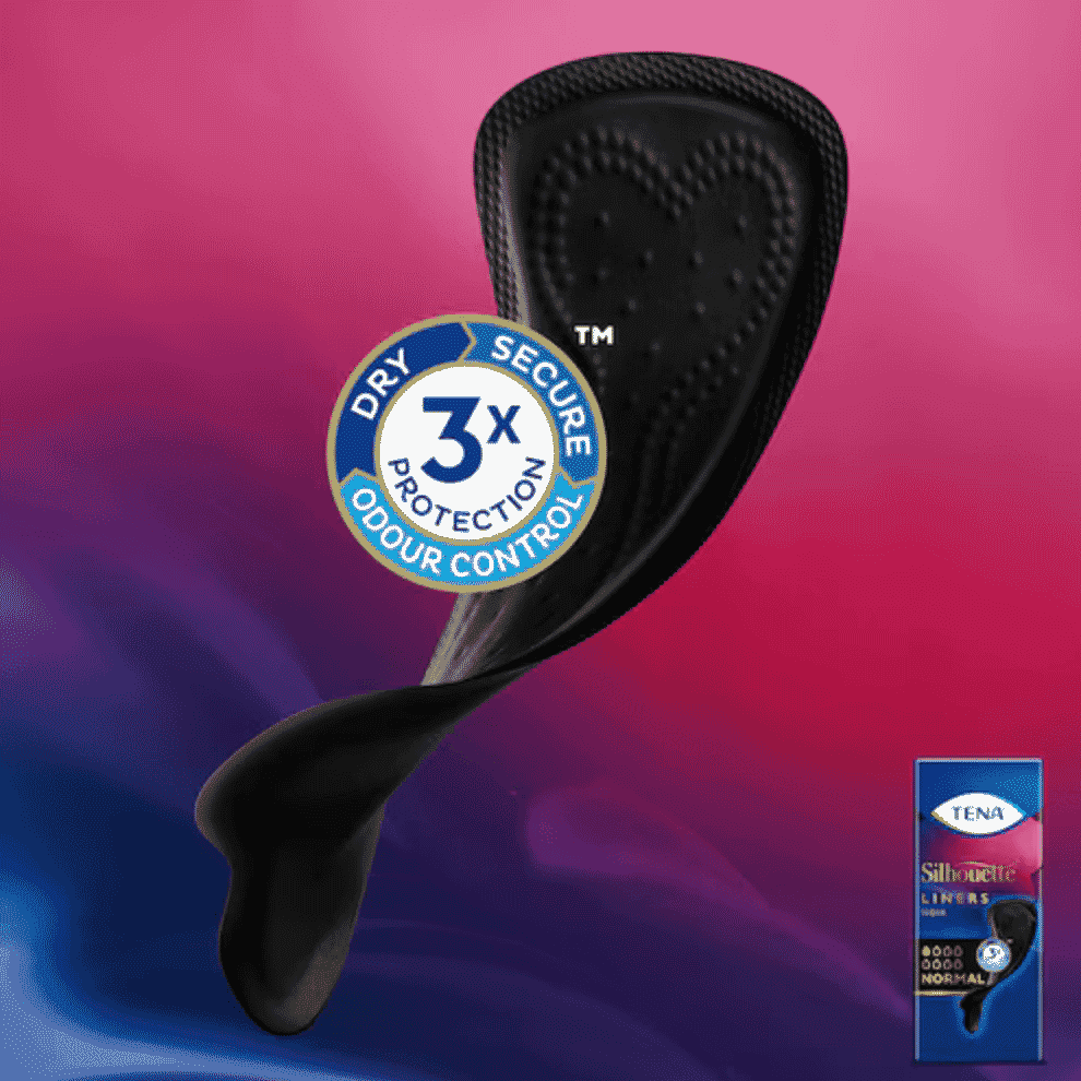 TENA Silhouette Noir Normal Protège-Slips