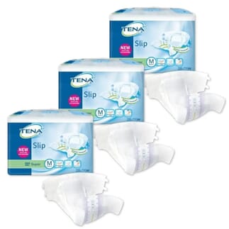 TENA Slip Super - Change complet jetable Taille M - Lot de 3 paquets