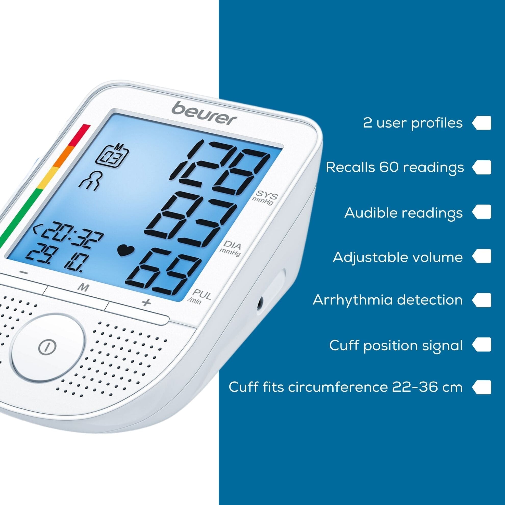 Tensiomètre pour bras parlant Beurer BM49