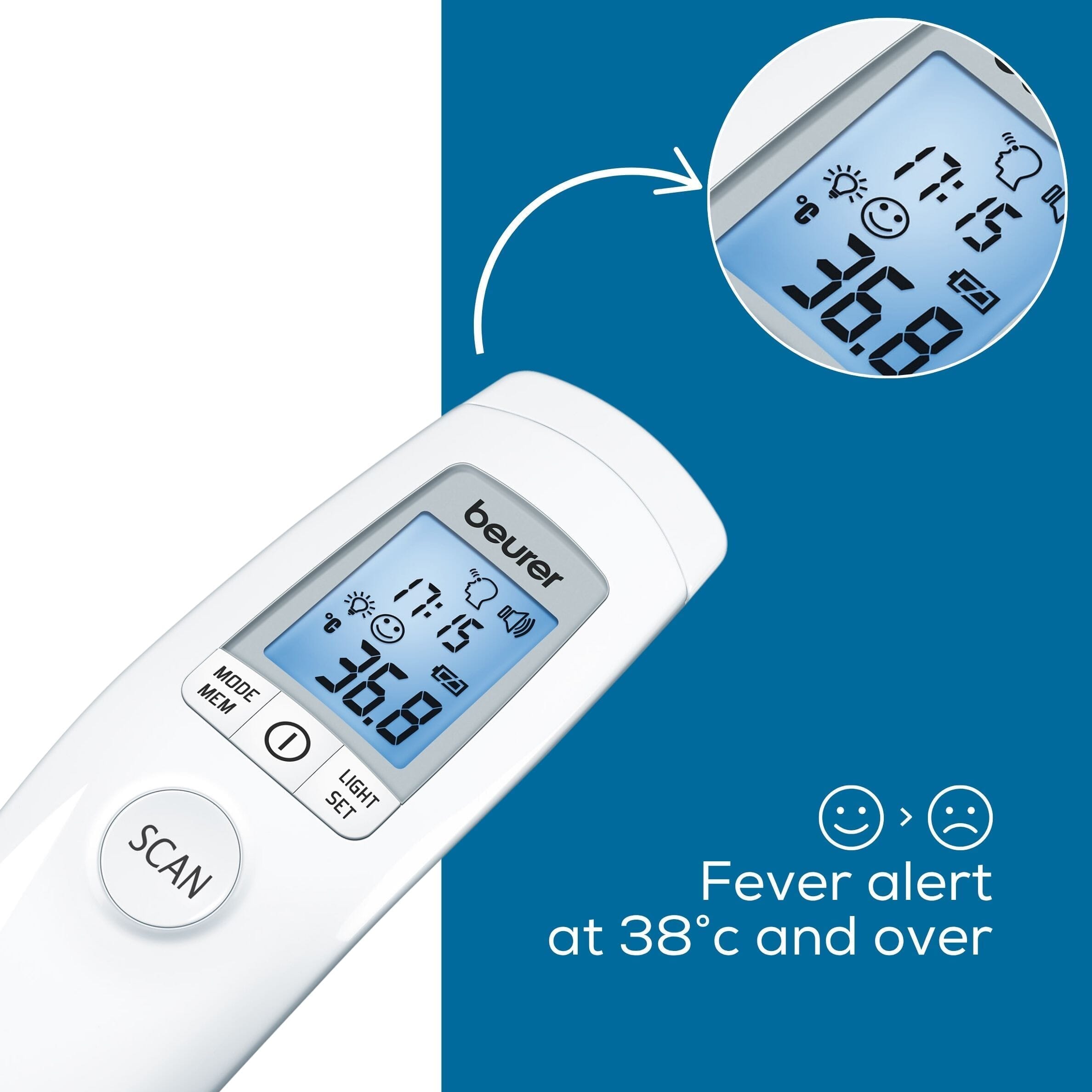 Thermomètre infrarouge Beurer FT90