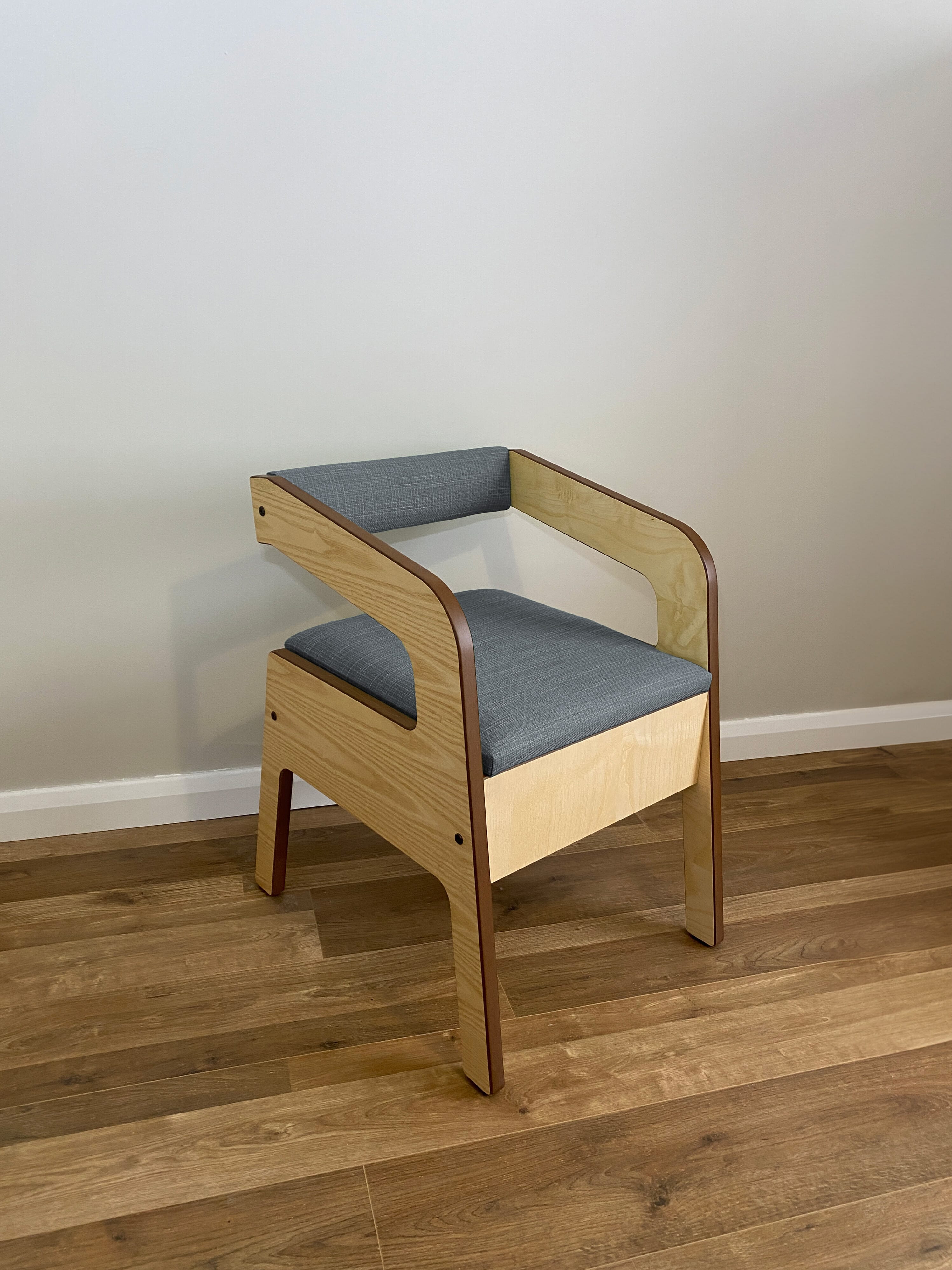 Chaise pot scandinave Timberry