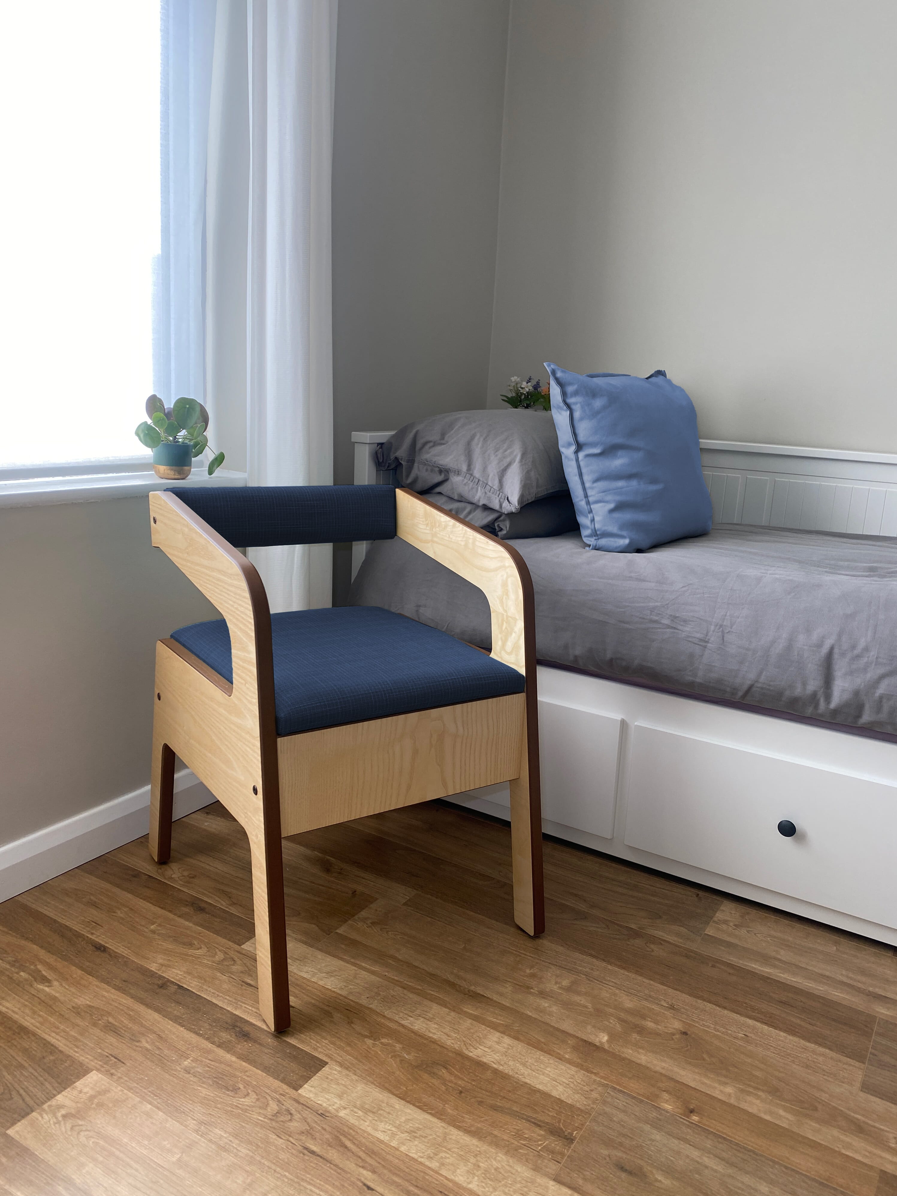 Chaise pot scandinave Timberry