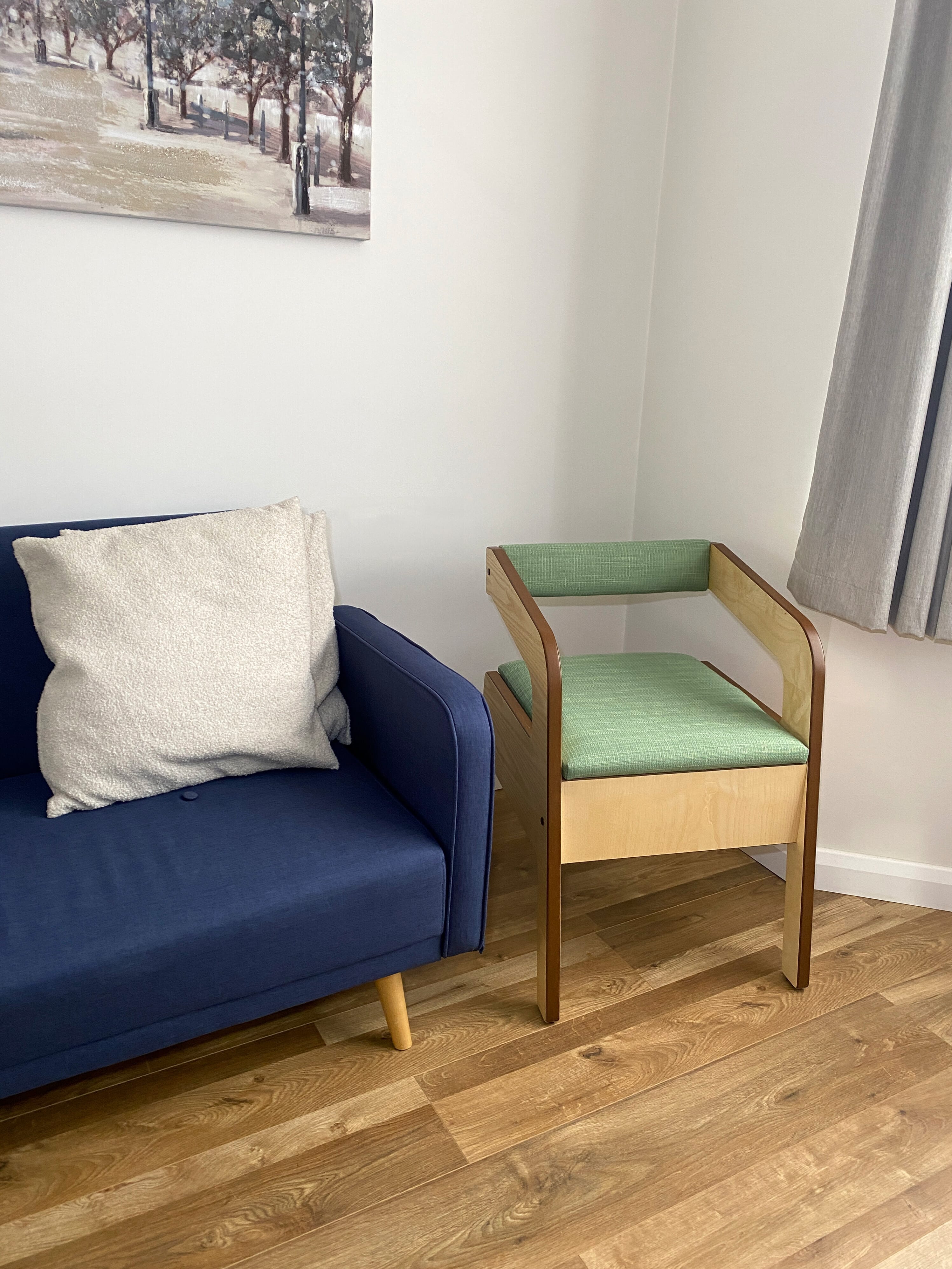 Chaise pot scandinave Timberry