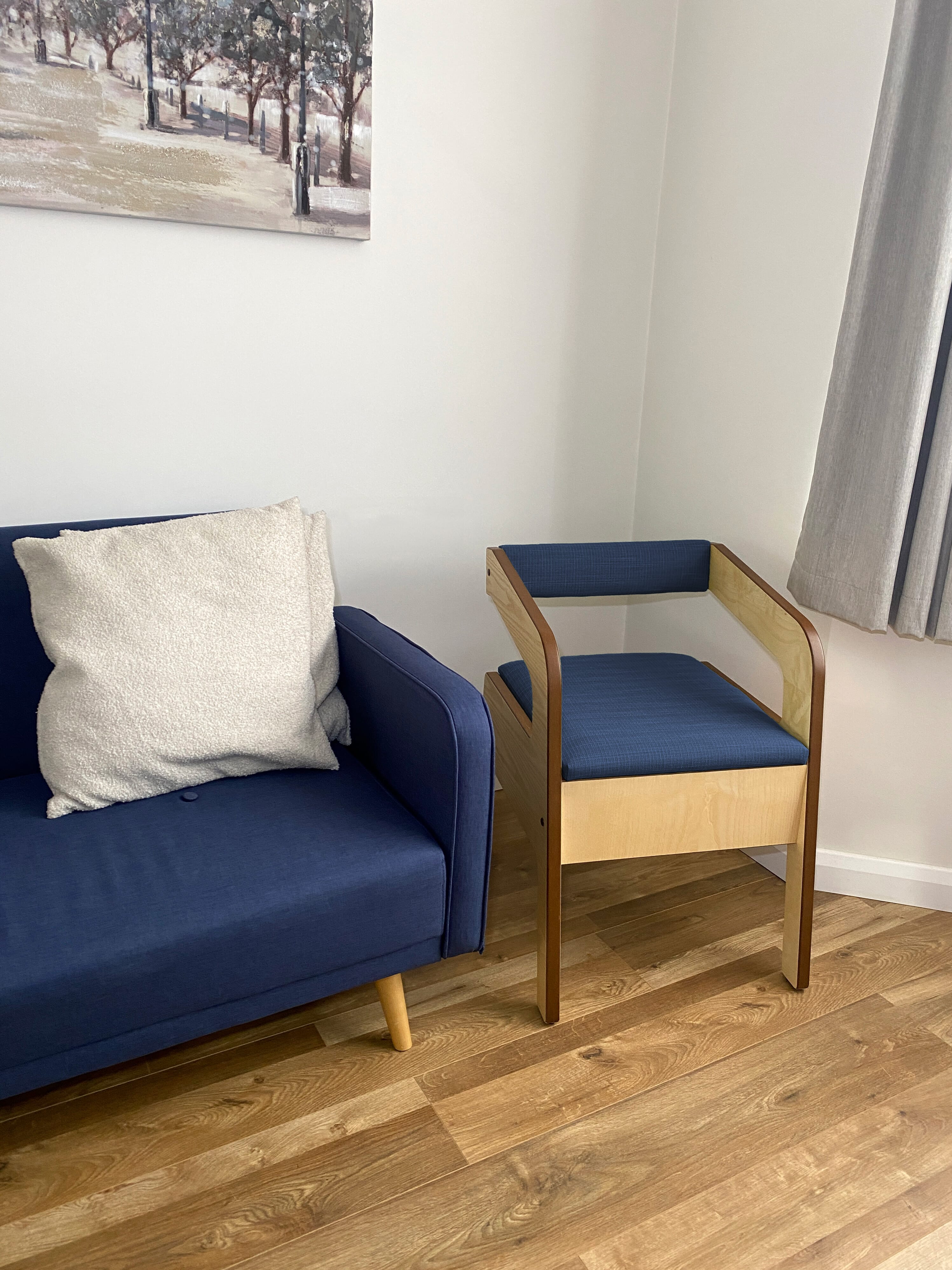 Chaise pot scandinave Timberry