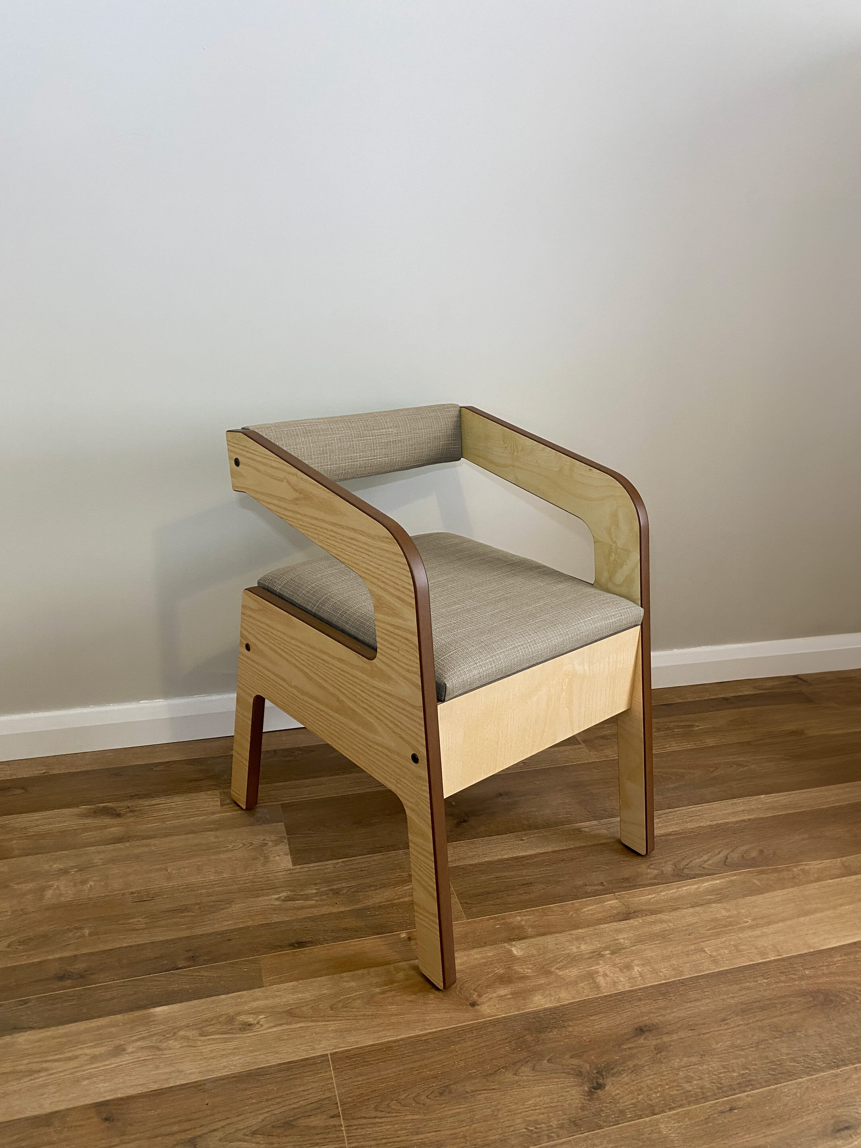 Chaise pot scandinave Timberry